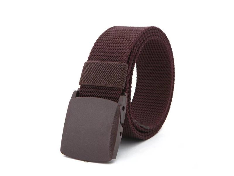 3.8cm wide nylon police tactical belt with plastic buckle